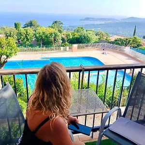 Appartement Pool House Mdt 2 Etoiles Vue Panoramique Amazing Sea View Wifi Linge Linen Inclut Aircondition, La Croix-Valmer